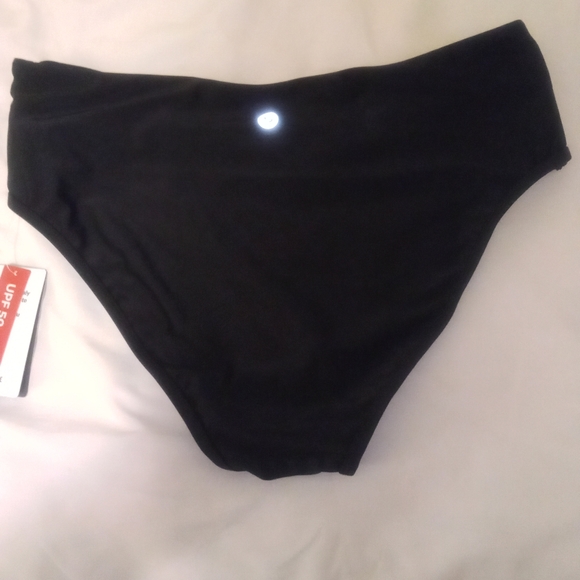 Women's V Cut Cheeky Bikini Bottoms High Cut Ruched Twist Front Swim Bathing Sui - Picture 3 of 7